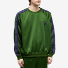 Needles Men's Poly Smooth Crew Neck in Ivy Green