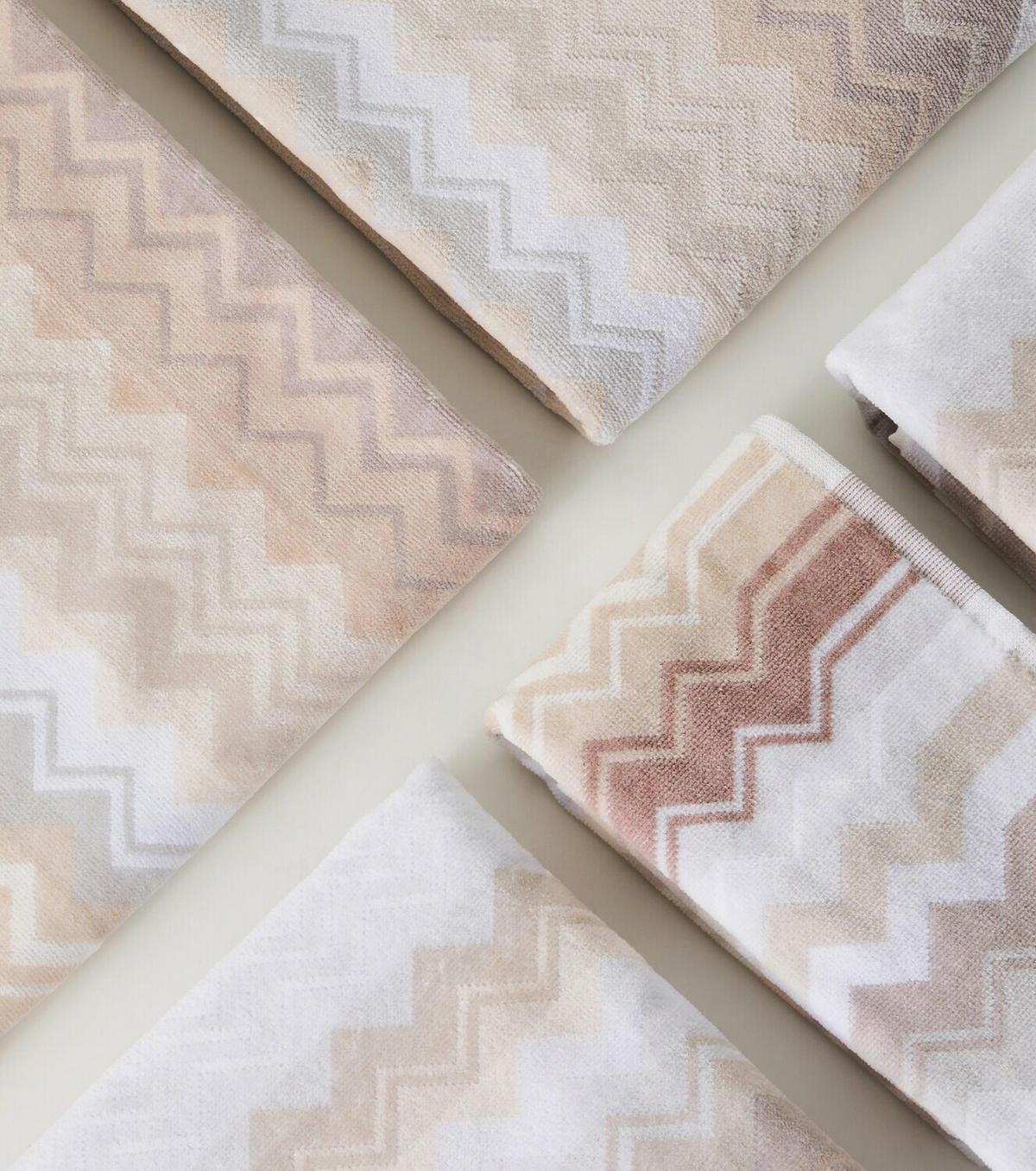 Missoni Giacomo Zigzag set of 5 cotton terry towels