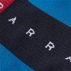 By Parra Men's Horizontal Clean Logo Sock in Multi