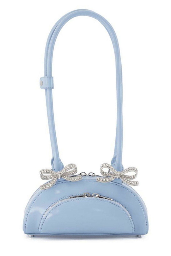Photo: self-portrait Curved Mini Shoulder Bag