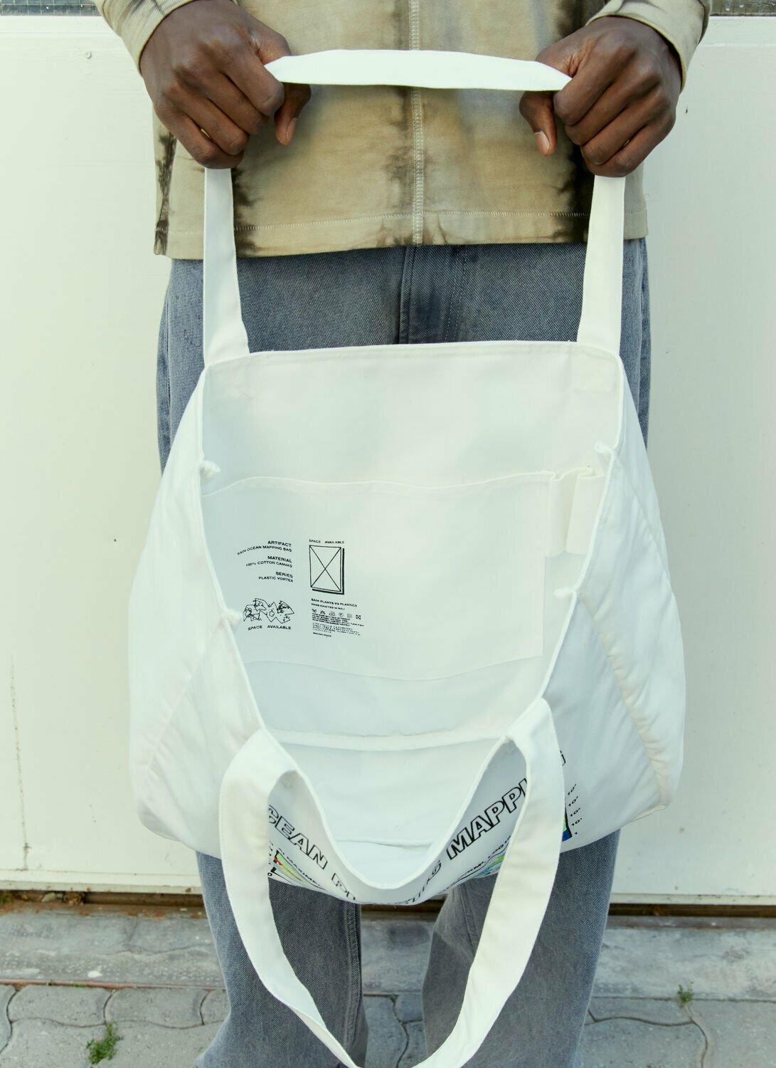 Space Available Ocean Mapping Tote Bag