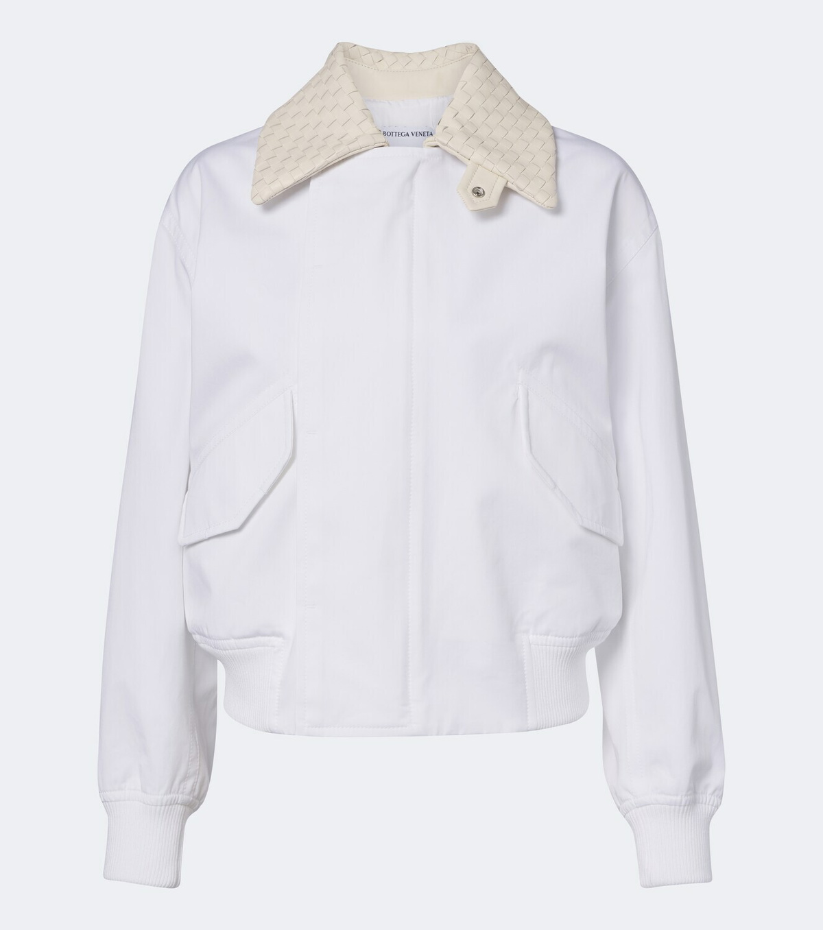 Bottega Veneta Intrecciato cotton blouson jacket