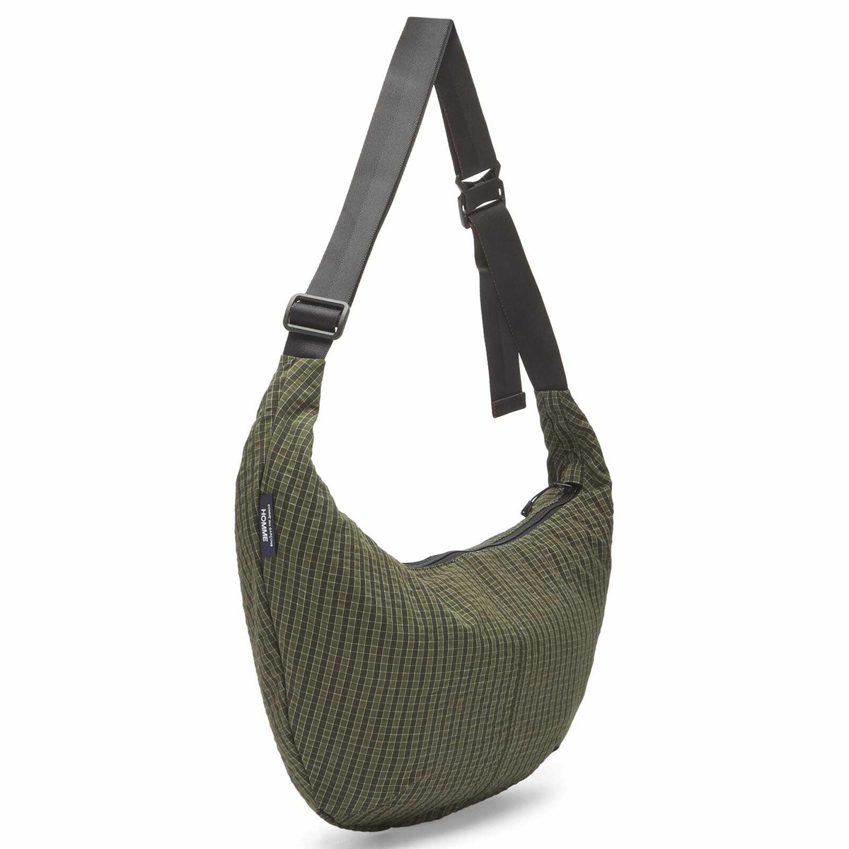 Comme des Garçons Homme Men's Shoulder Bag in Khaki/White 