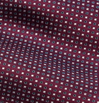 Brioni - 8cm Silk-Jacquard Tie - Burgundy