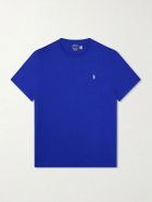 Polo Ralph Lauren - Logo-Embroidered Cotton-Jersey T-Shirt - Blue