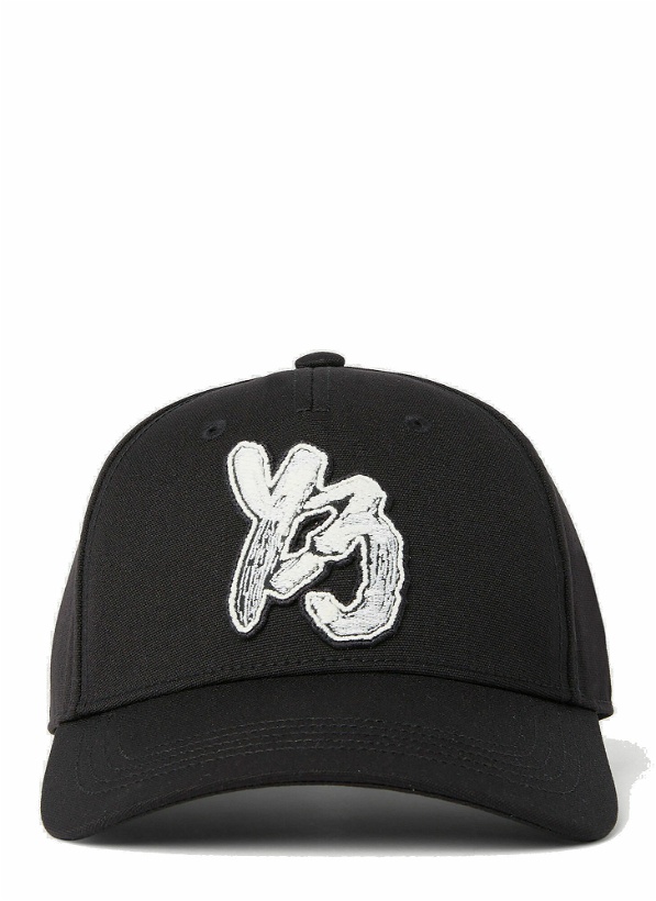 Photo: Y-3 - Logo Embroidery Baseball Cap in Black