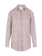 MC2 Saint Barth Woman Cotton Shirt Brigitte With Flower Print