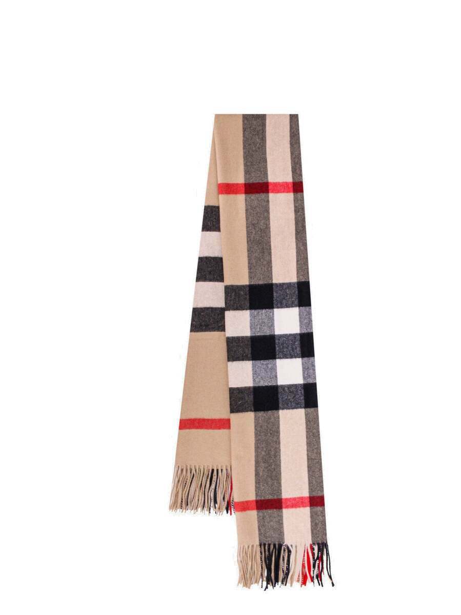 Burberry Scarf Beige Mens Burberry