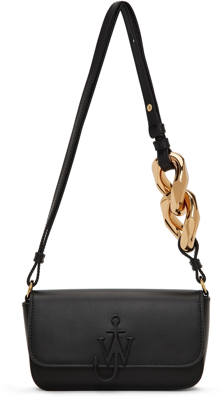 Chain Small Shoulder Bag in Black - JW Anderson