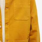 Folk Men's Twill Assembly Jacket in Yellow