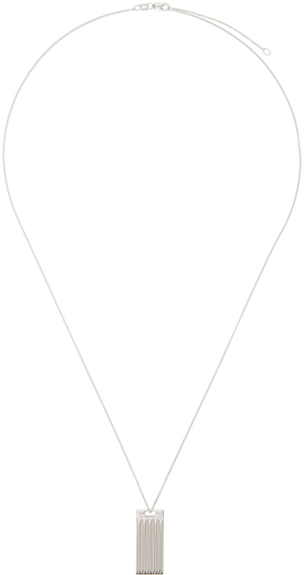 Photo: Le Gramme Silver Godron 'Le 8g' Necklace