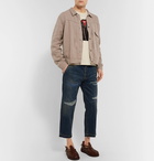 Remi Relief - Ramie, Linen and Wool-Blend Trucker Jacket - Beige