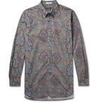 Engineered Garments - Button-Down Collar Paisley-Print Cotton-Poplin Shirt - Gray