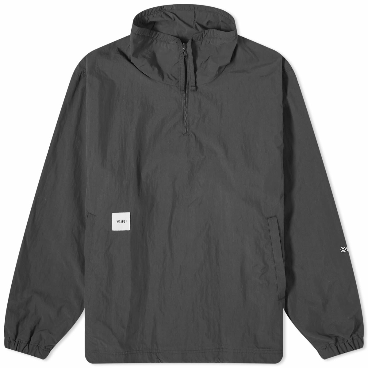 WTAPS Men's 01 Nylon Funnel Smock Jacket in Charcoal