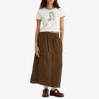 Heresy Women's Scrim Skirt in Brown