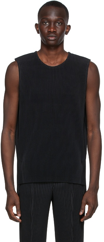 Photo: Homme Plissé Issey Miyake Black Monthly Color January Tank Top