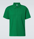 Loewe Cotton-blend piquet polo shirt