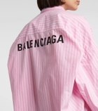 Balenciaga Cotton poplin striped shirt