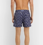 Atalaye - Elhorria Short-Length Printed Swim Shorts - Blue
