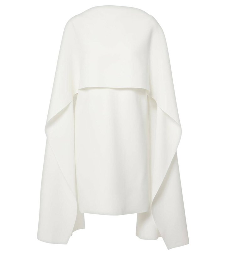 Photo: Roksanda Bridal Kaiya caped crêpe minidress