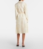 Versace Barocco silk twill shirt dress