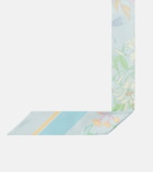 Gucci Floral silk twill scarf