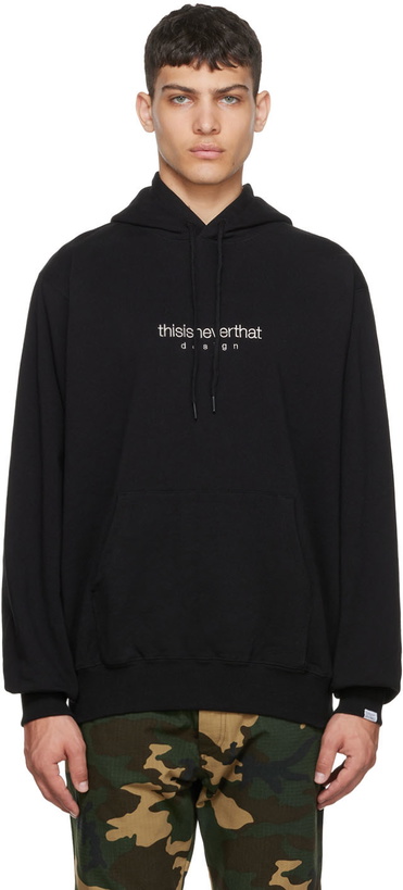 Photo: thisisneverthat Black Cotton Hoodie