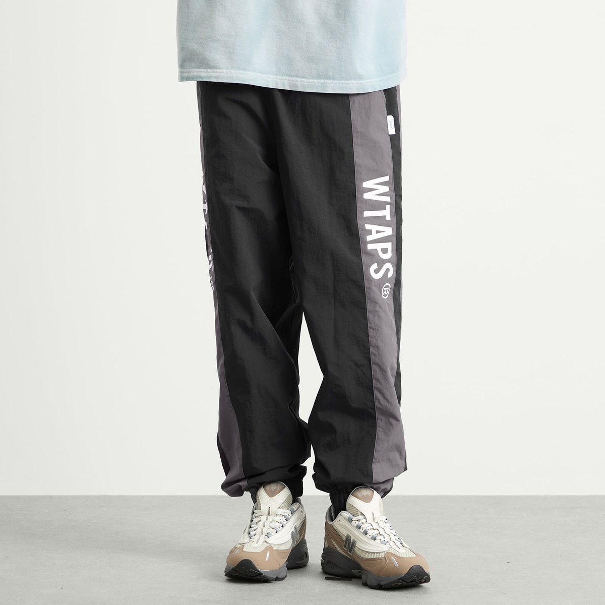 WTAPS Men's Logo Track Pants in Black