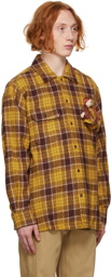 Doublet Yellow & Purple Doll Flannel Shirt