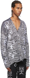 Bloke SSENSE Exclusive Black & White Full Fashion Cardigan