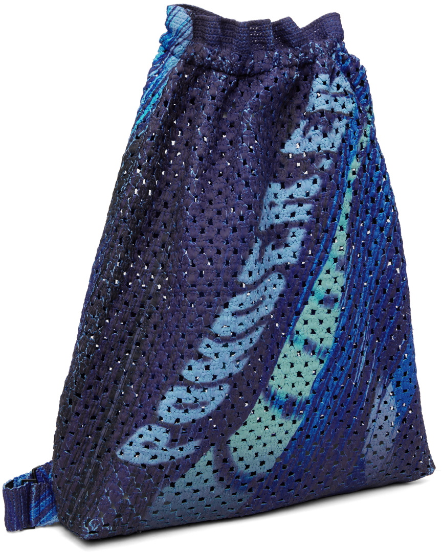 PONDER.ER SSENSE Exclusive Blue Cush Messenger Bag