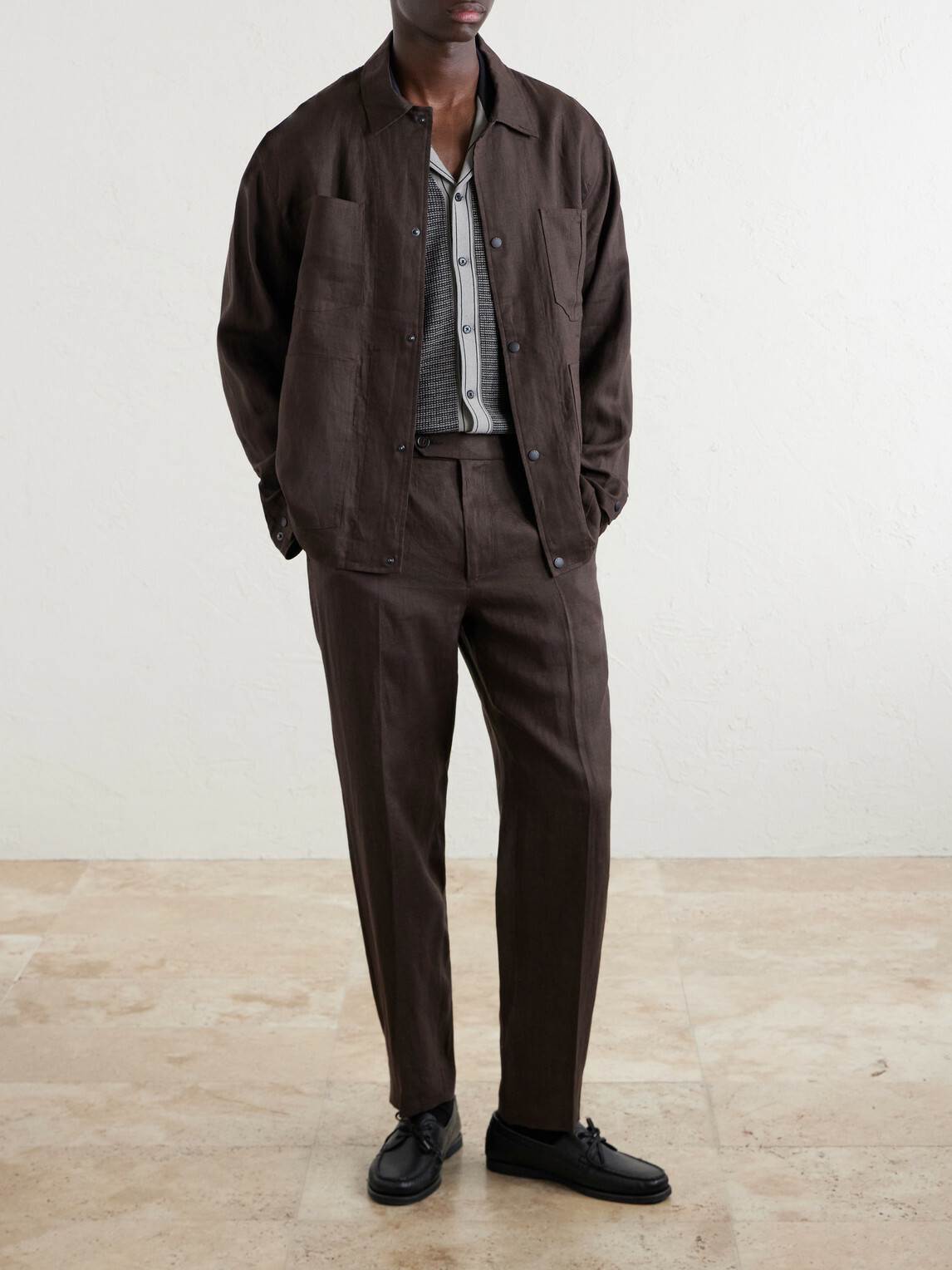 Rag & Bone - Calder Linen Jacket - Brown
