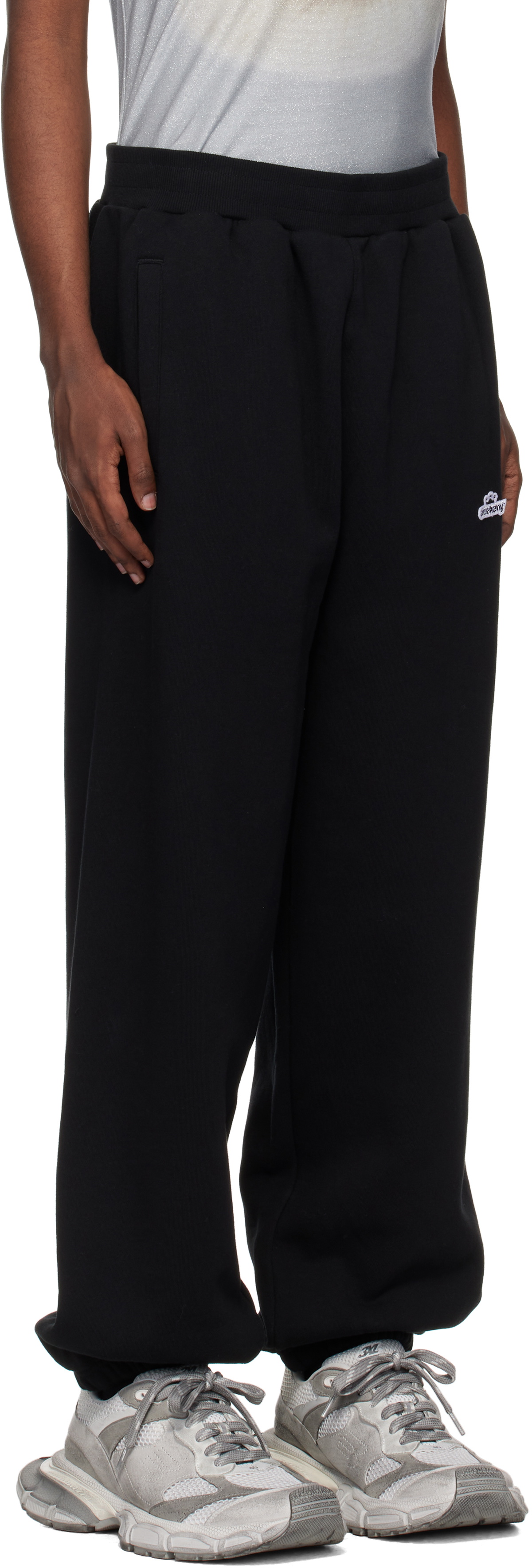 Awake NY Black Crown Logo Sweatpants