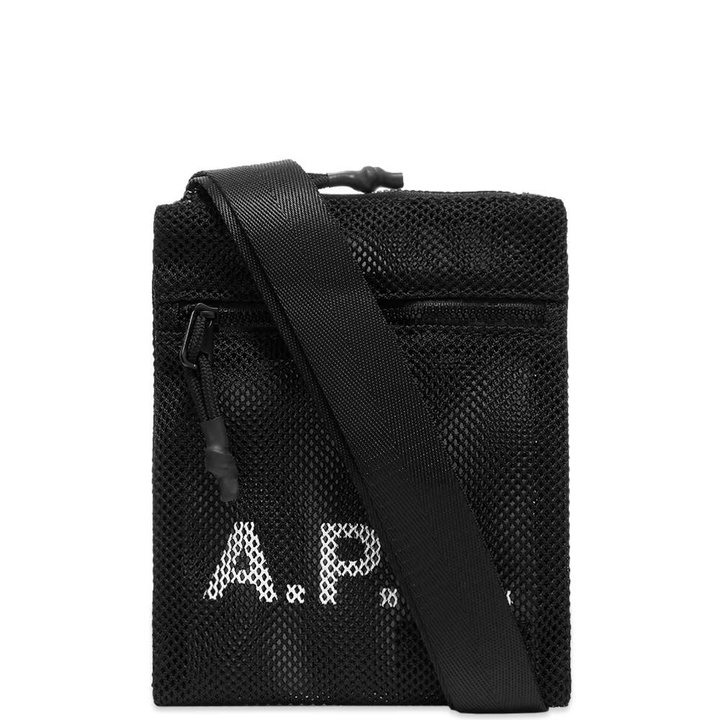 Photo: A.P.C. Rebound Logo Neck Pouch