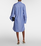 Loewe - Striped cotton poplin shirt dress