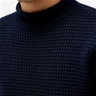 Sunspel Men's Fisherman Sweater in Navy