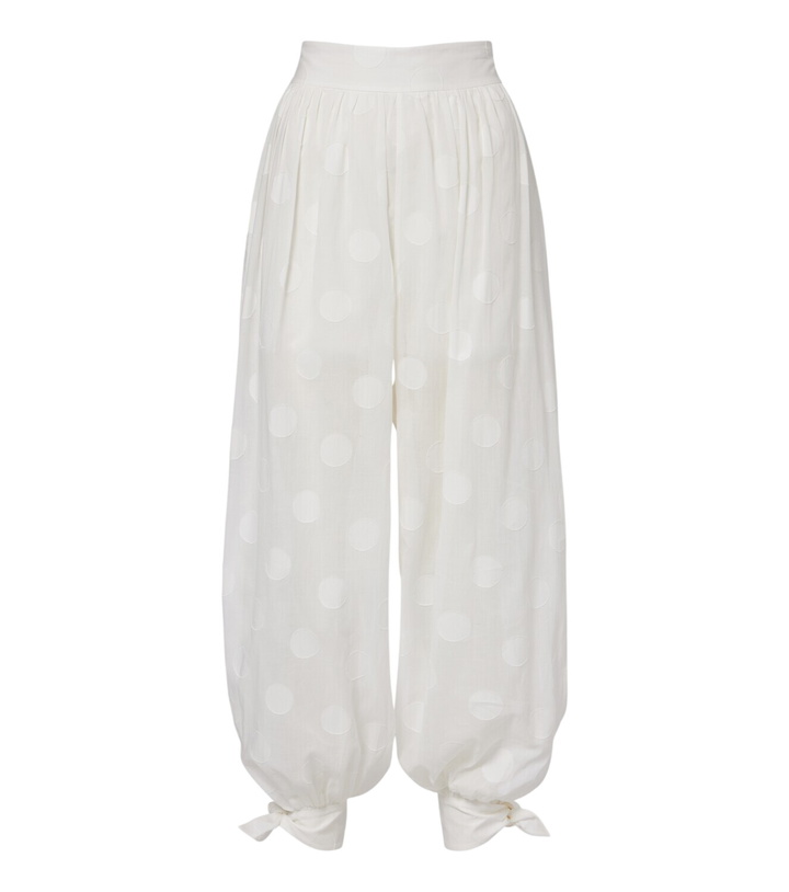 Photo: Zimmermann Solstice polka-dot cotton balloon pants