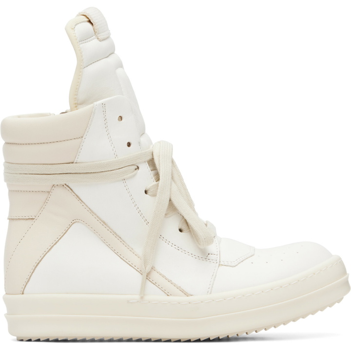 Photo: Rick Owens Off-White Tower Geobasket Sneakers