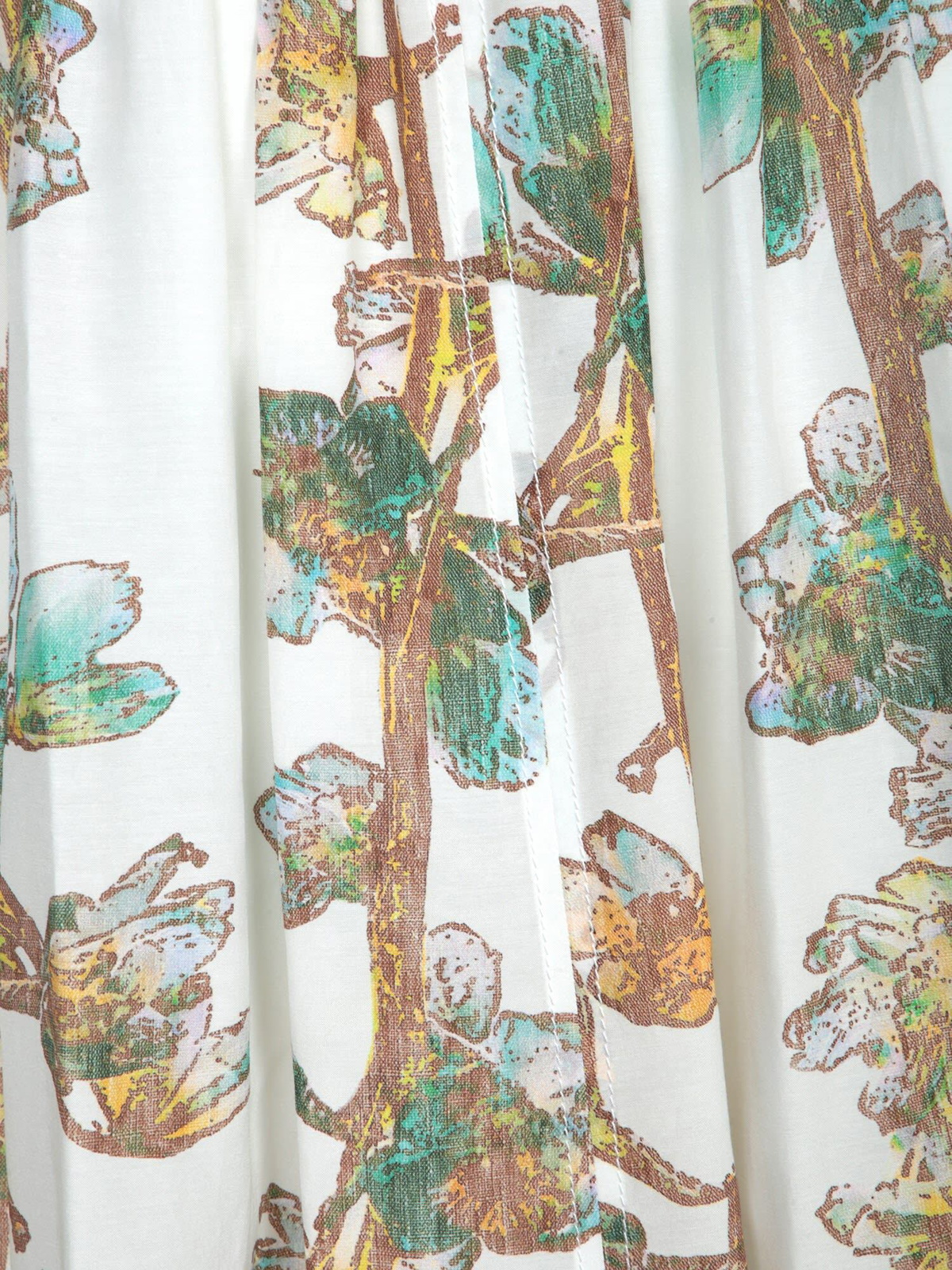 Paul Smith White Printed Long Dress