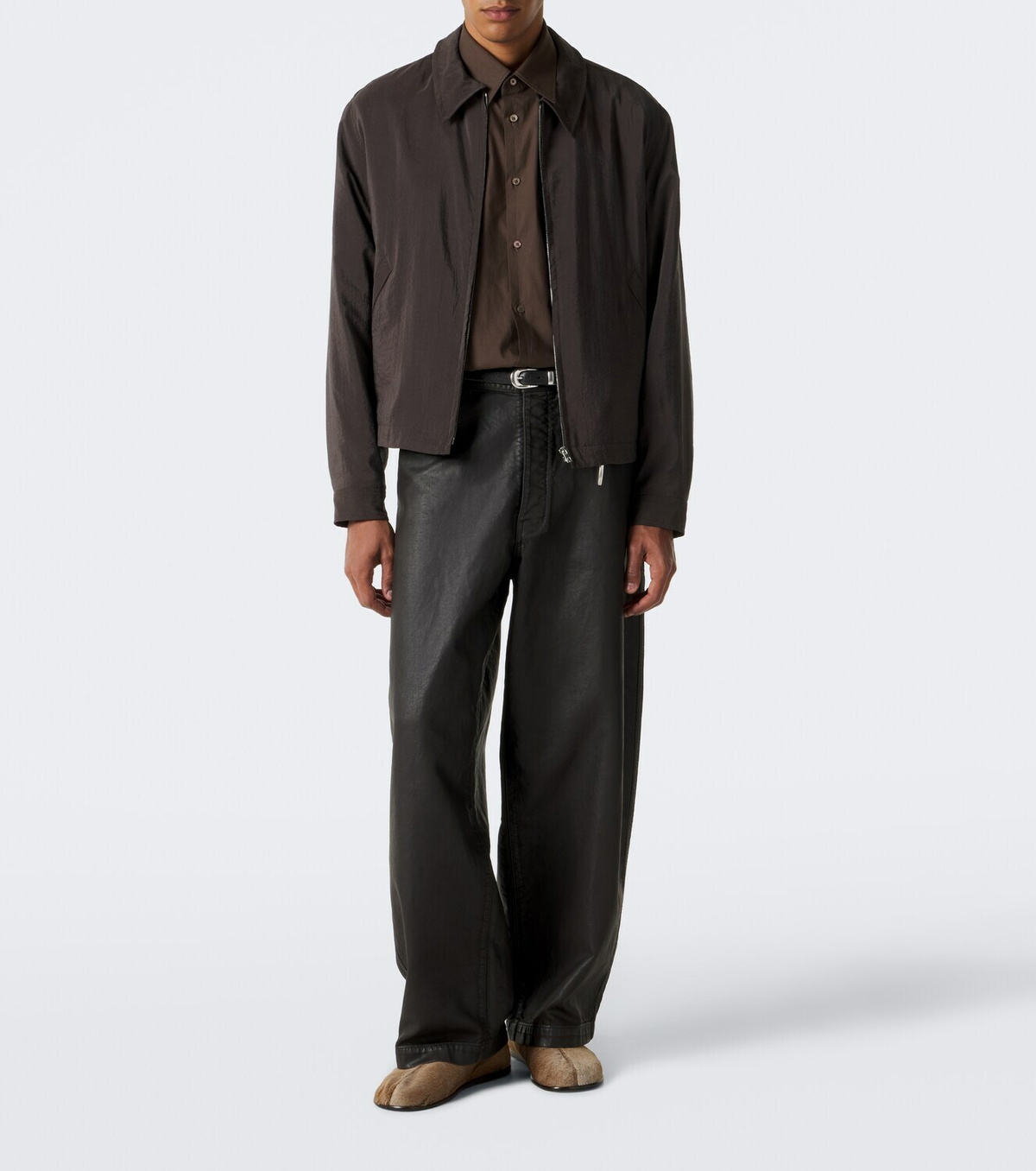 Lemaire Calf-hair slip-on shoes