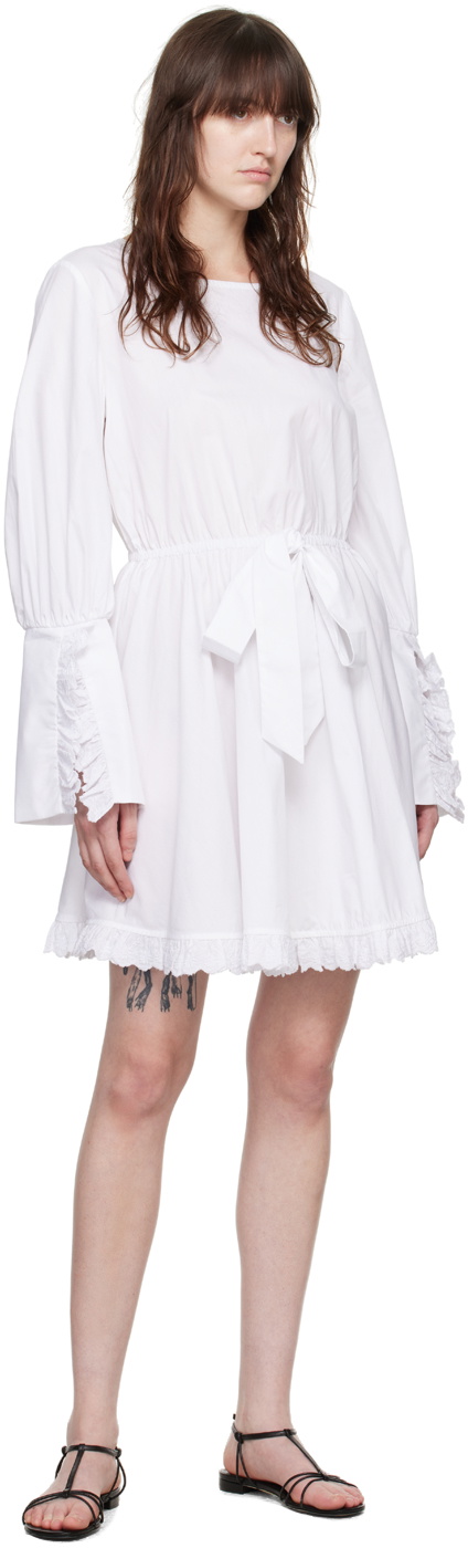 Kika Vargas White Yuri Minidress