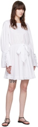 Kika Vargas White Yuri Minidress
