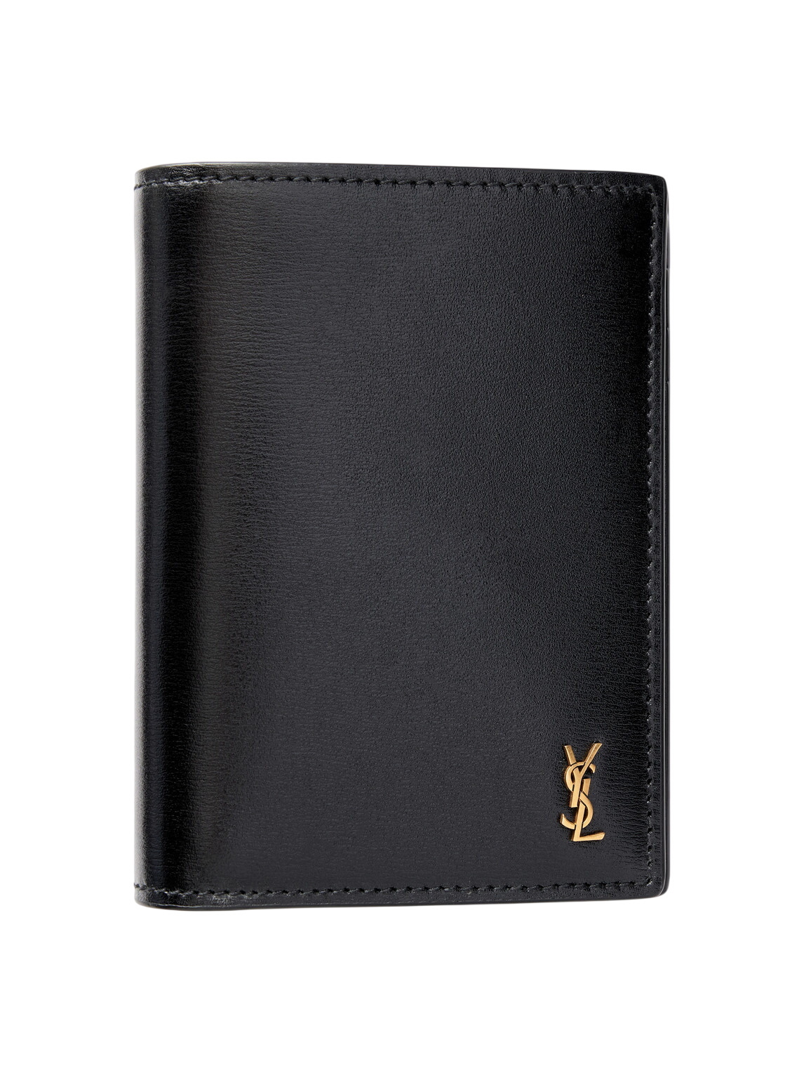SAINT LAURENT - Logo-Debossed Leather Bifold Wallet - Black Saint
