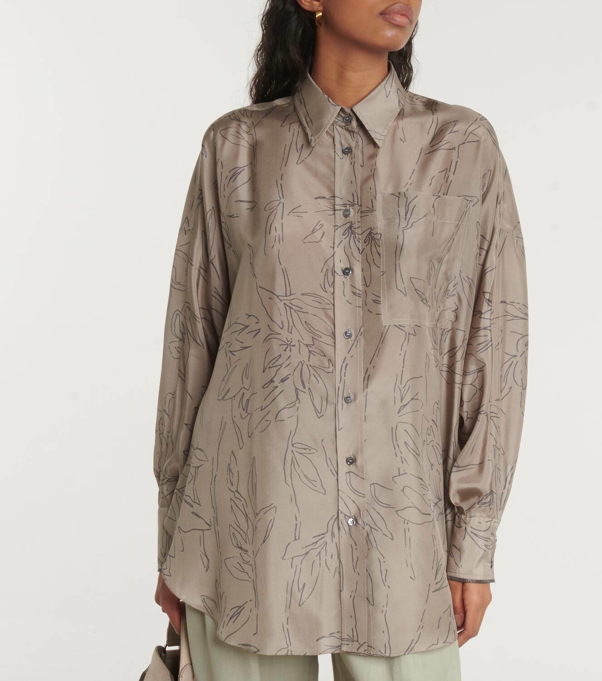 Brunello Cucinelli Silk shirt Brunello Cucinelli Brunello Cucinelli Silk shirt Brunello Cucinelli