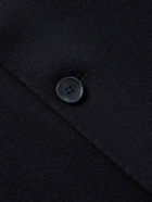 Officine Générale - Hamilton Slim-Fit Wool-Felt Overshirt - Blue