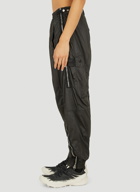 Thermo Zip Track Pants in Black