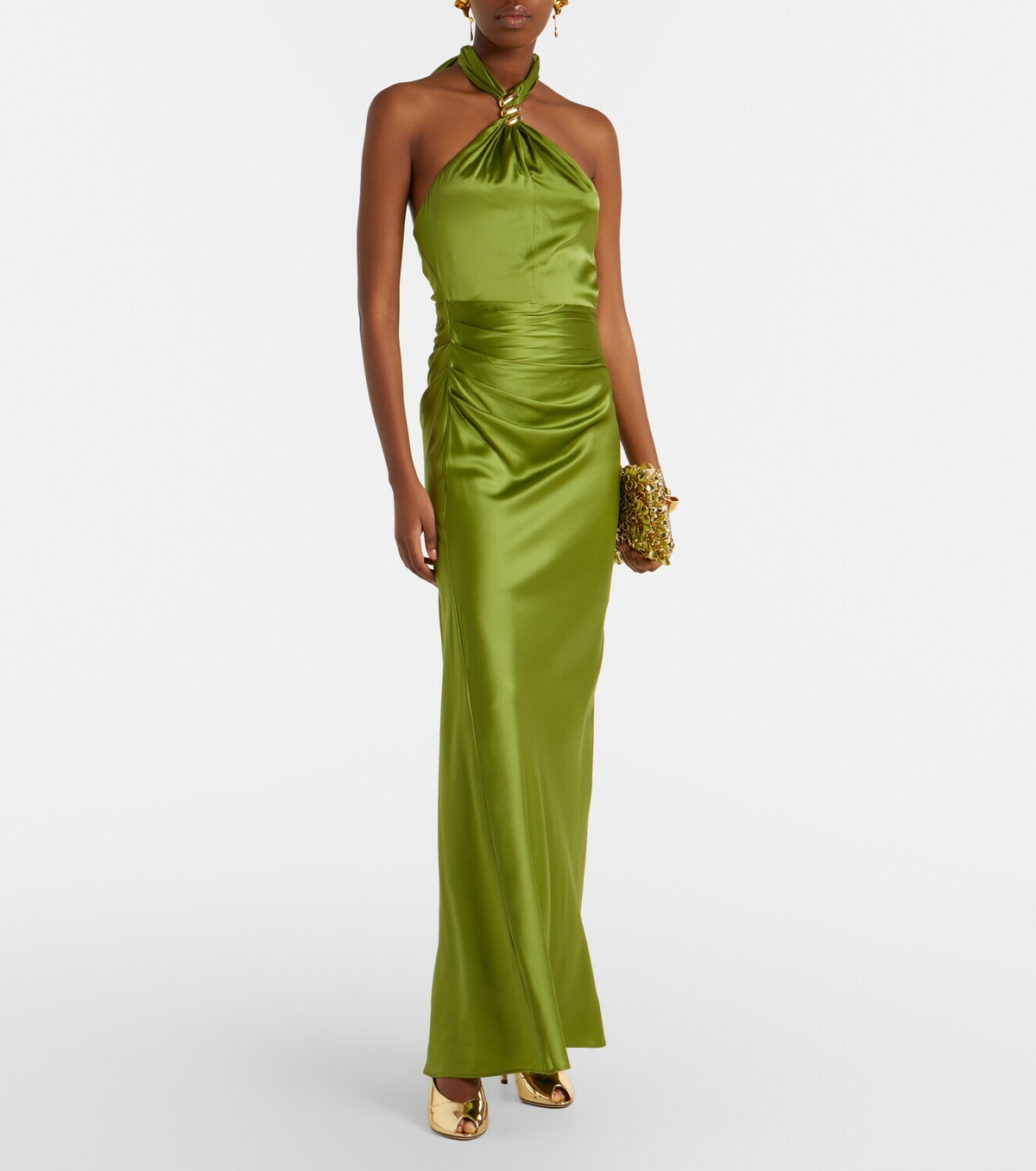 Veronica Beard Izaren silk-blend satin gown