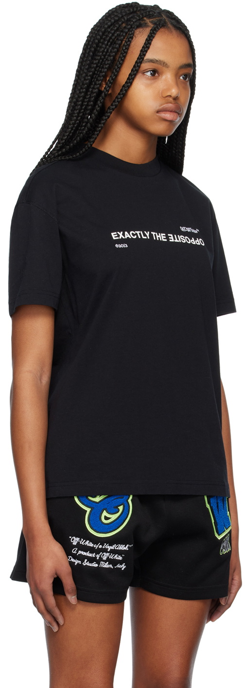Off-White Black 'Exactly The Opposite' T-Shirt Off-White