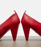 Loewe Origami Cubic leather pumps