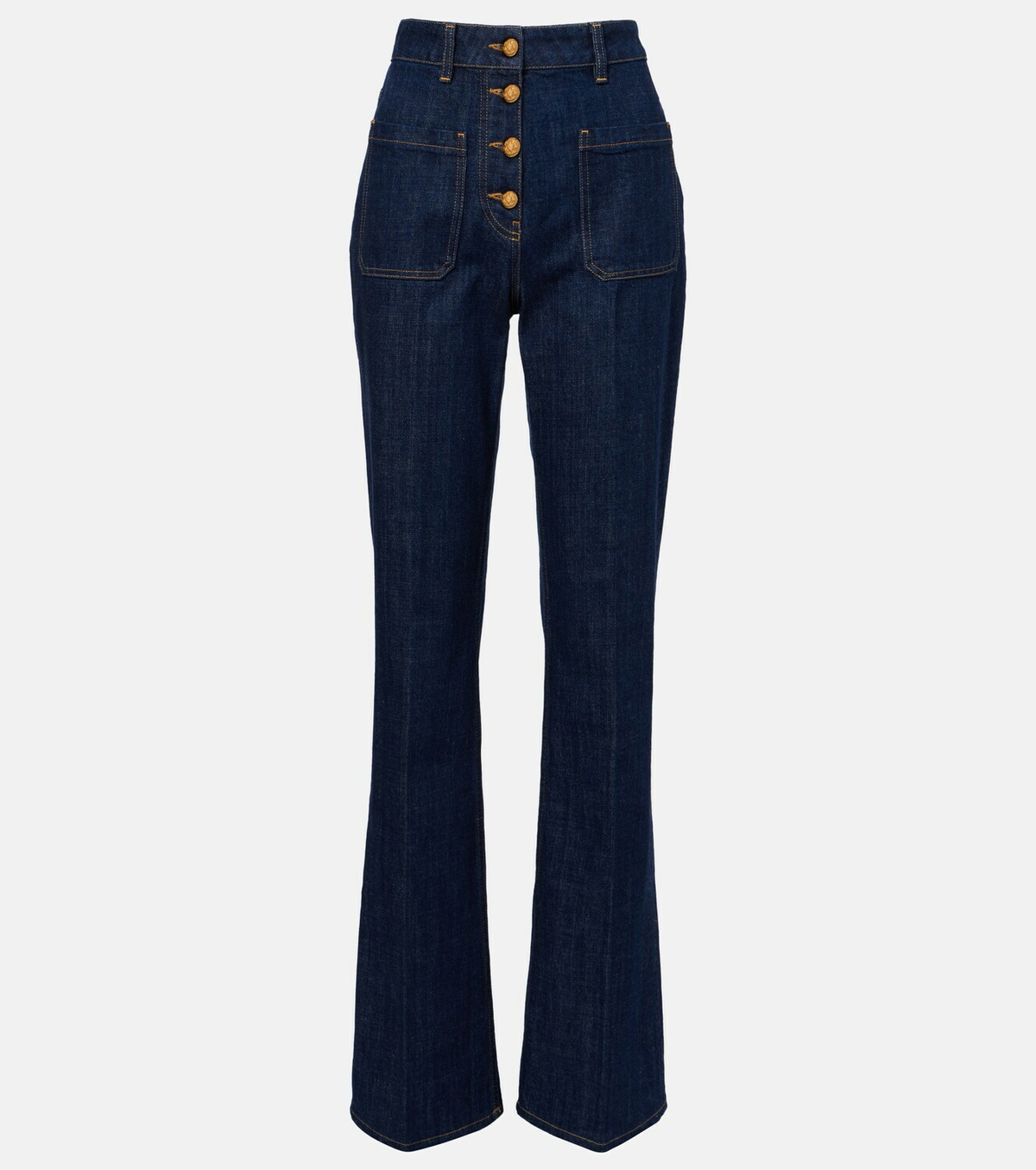 Valentino High-rise flared jeans